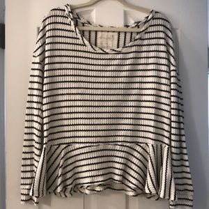 Free people striped thermal top